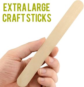 50 pz/lotto di cera <span class=keywords><strong>ceretta</strong></span> in legno spatola abbassalingua usa e getta bastoncini di bambù 6 pollici bastone di cera di bellezza strumento di salute - Product Image 4