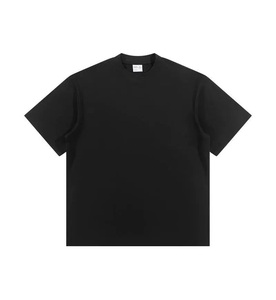 Custom 300G Heavyweight 100% Cotton T Shirt OEM ODM Oversized Unisex Crew Neck Blank Short Sleeve <b>Tee</b> with Logo - Product Image 1