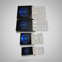 Nuevo Diseño 2026, Empaque Personalizado para Péptidos con Efecto Holográfico, Bandeja de Plástico con Múltiples Viales, Inserto para Viales de 3 ml, Caja de Papel