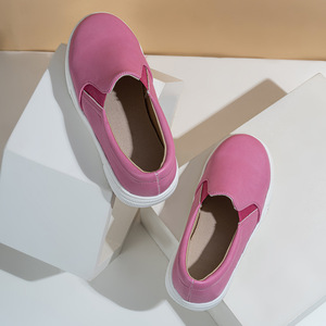 รองเท้าโลฟเฟอร์แบบสวมสำหรับเด็กผู้หญิง รุ่นใหม่ประจำฤดูใบไม้ร่วง สีพื้นเรียบง่าย สไตล์ลำลอง - Product Image 6