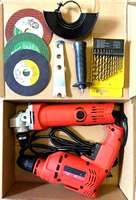 Ensemble d'outils électriques de perçage à noyau de qualité professionnelle, outils de bricolage filaires à vitesse variable, perceuse à noyau sans clé OEM 550W 550N.M Marque KHC 1