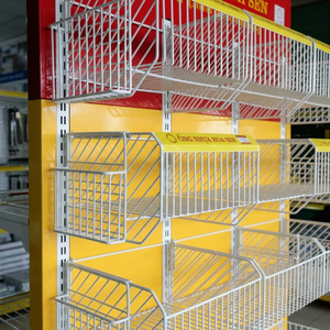 Single Sided Custom Metal Product Display Shelves High Quality <b>Wire</b> <b>Baskets</b>-Easy Installation-OEM Accepted-Vietnam Factory-aDONG - Product Image 1