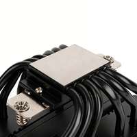 XINMAI ARGB 4PIN120mm Pure Copper Tube Radiator 6 Heat Pipes Twin Tower Type CPU Cooler PWM for Gaming PC CPU FAN