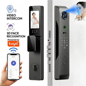 Cerradura Inteligente WiFi Tuya, Totalmente Automática, Monitoreo Activo, Identificación Facial, Reconocimiento de Palma de la Mano, Cerradura Digital de Seguridad para el Hogar con Cámara - Product Image 1