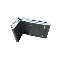 Plaque d'angle de connexion en acier galvanisé à chaud, fabrication sur mesure, perçage personnalisé, pièces d'assemblage pour étagères de stockage d'entrepôt