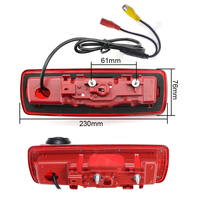 Caméra de freinage haute performance avec capteur CMOS, caméra de troisième feu stop, angle de vue de 170 degrés, étanche IP68 pour Renault Traffic
