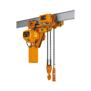 Venta directa de fábrica Polipasto de cadena eléctrico de 1-3 toneladas Equipo de construcción de acero de 220V con velocidad de elevación de 2,7 M/min Altura de elevación de 3-30m - Product Image 1