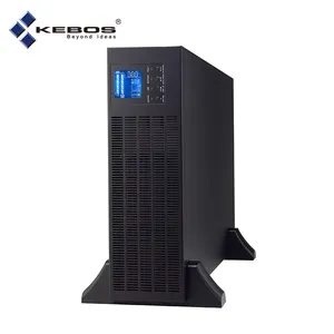 Kebos GR11 หนึ่ง 5KL-48V 5000va 5000w แหล่งจ่ายไฟแบตเตอรี่เฟสเดียวออนไลน์แร็ค mount ups SNMP พอร์ต USB