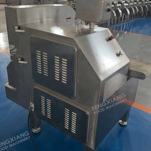 High Speed Motor Semi-Automatic Fresh/Frozen Stew Meat <b>Dicing</b> Machine Beef Sirloin Cubes Cutting 304 Stainless Steel 800KG/H CE - Product Image 4