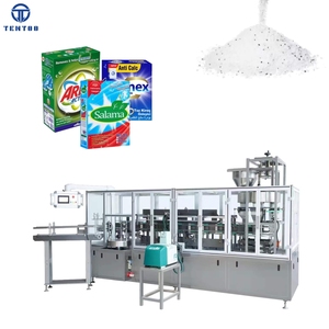 Laundry Detergent Powder carton Box Filling Packing Machine for Washing Powder Boxes