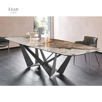 Table de salle à manger rectangulaire en bois de noyer, de Style sud-américain moderne et Simple