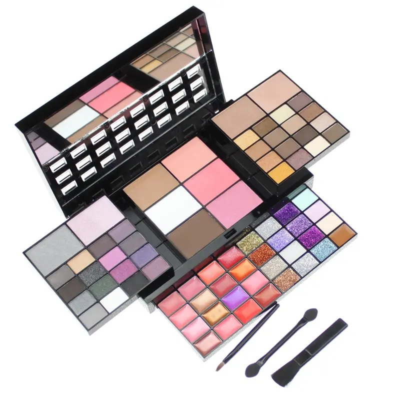 074 A1 74 Farben komplette Frauen Make-up Geschenkset kosmetische Lidschatten Palette Mädchen matt Bio kompaktes Geschenk Make-up Kit komplettes Set