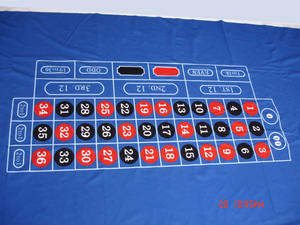 Mantel de <span class=keywords><strong>Ruleta</strong></span> de Casino DG RUITEN, 100% Poliéster, Diseño Verde con <span class=keywords><strong>Doble</strong></span> <span class=keywords><strong>00</strong></span> - Product Image 4