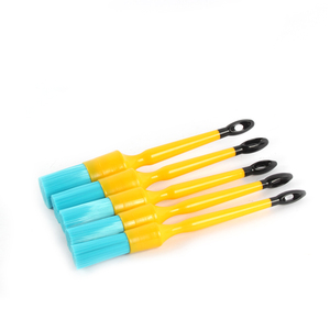 AUTO TIGER il nuovo set da 5 pezzi PBT Blue hard wire spazzola per la pulizia esterna dell'auto spazzola per <span class=keywords><strong>capelli</strong></span> spazzola per dettagli dell'auto per i dettagli della cura dell'auto - Product Image 3