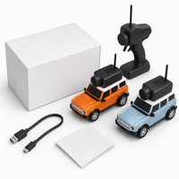 Voiture RC de qualité hobby avec caméra, mini voiture RC 1:64, voiture télécommandée 2,4 GHz, caméra WiFi HD, 2 couleurs, cadeau pour garçons et enfants
