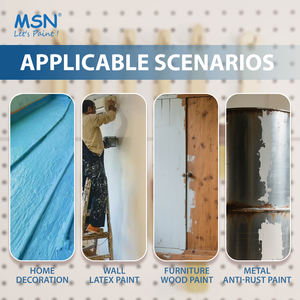 Pinceau à poils synthétiques 100% plastique de haute qualité avec manche long en bois - Product Image 4