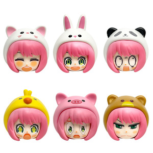 Set de 6 Figuras de 6-8 cm, Versión Q Figura de PVC de <span class=keywords><strong>Anya</strong></span> Forger de Spy Family, Figura de Anime, Juego de Caja Sorpresa con Premio - Product Image 6