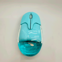 Souris USB filaire et sans fil Bluetooth optique personnalisée avec logo, remplie de liquide, promotionnelle, souvenir, poisson flottant, fleurs séchées