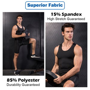 Custom logo Wholesale Breathable Slim Fit Quick Dry Fitness <strong>Men's</strong> Running Sports Sweat Shirt <strong>Compression</strong> Gym <strong>Vest</strong> <strong>for</strong> <strong>Men</strong> - Product Image 6