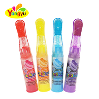 Bonbons à lécher en forme de brosse à dents, saveurs variées et colorées, en boîte de présentation pour fêtes – Vente chaude