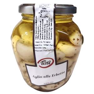 Tissi - Verduras en Aceite con Ajo y Hierbas Saladas, 314 ml, Paquete de 6 Unidades, Encurtidos - Product Image 1