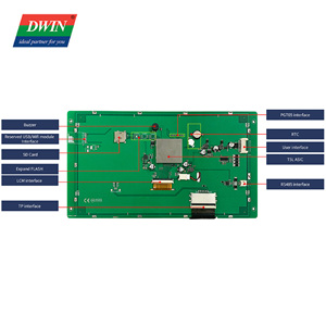 Dwin <span class=keywords><strong>10</strong></span>.1 <span class=keywords><strong>inch</strong></span> 1024*600 IPS TFT LCD hiển thị Module điện dung cảm ứng điện trở Bảng điều chỉnh HMI Màn hình RS232/RS485 cổng nối tiếp màn hình - Product Image 2