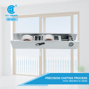 Rouleau de fenêtre coulissante en <span class=keywords><strong>aluminium</strong></span> moderne et rouleau de fenêtre coulissante en alliage d'<span class=keywords><strong>aluminium</strong></span>, poulie de porte de fenêtre avec roulements - Product Image 4