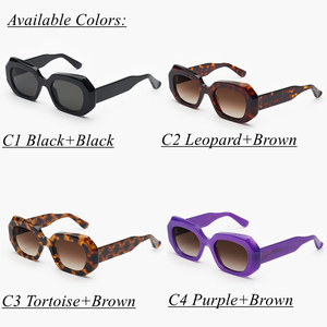 Gafas de Sol Personalizadas con Logotipo, Modelo 2026, Unisex, Diseño Poligonal, Protección UV400 - Product Image 4