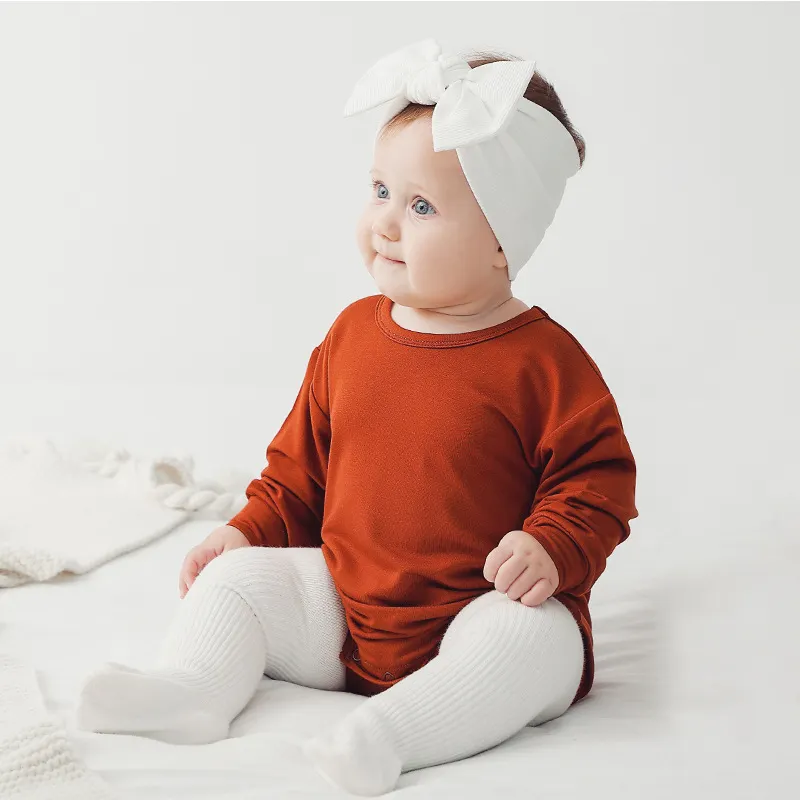 Wholesale custom cotton baby jumpsuit for men and women long-sleeved jumpsuit senior newborn crawl suit