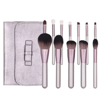 Vente en gros de pinceaux de maquillage professionnels en cheveux synthétiques ensemble de pinceaux de maquillage bling rose de haute qualité 11 24 pièces