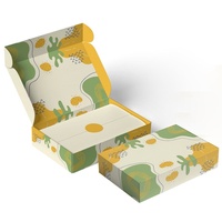 Maßgefertigte Verpackungsboxen Faltbare Flache Papier-Keksbox Bedruckte Versandkartons für Party-Desserts Donuts Bäckerei-Verpackung