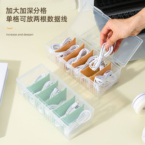 Multifunction Card Storage <b>Box</b> 203x133x68mm <b>Plastic</b> Desktop Organizer For Cards Data Cables Jewelry <b>Display</b> - Product Image 2