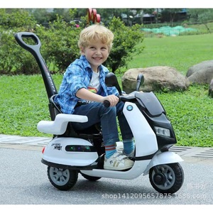 Electric Tricycle For Children With Seat 2-7 Years Old Brushless Motor Us Plug Three Wheel Scooter - Product Image 1