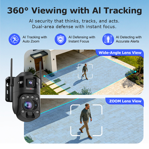 36X Zoom 10MP Dual Lens 24/7 Full Time Recording AOV 4G <strong>Solar</strong> <strong>Camera</strong> PIR Motion Detect AI <strong>Camera</strong> GSM IP66 New Gen Network <strong>Camera</strong> - Product Image 4
