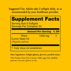 Cápsulas de Aceite de Semillas Negras de Marca Propia, Apoyo Inmunológico, Propiedades Antioxidantes, Nutrición del Folículo Capilar - Product Image 2