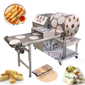 304 Stainless Steel Motorized Lumpia Roller Samosa Spring Roll Wrapper <b>Machine</b>-Multifunctional for <b>Dumpling</b> Samosa Empanada-20 - Product Image 1
