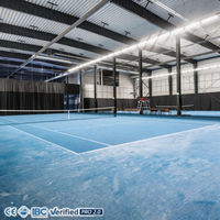 Bâtiment de gymnase préfabriqué au design intelligent pour projets commerciaux et éducatifs - Structure en acier écologique au design industriel