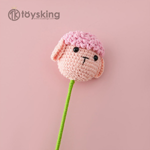 Fiore di orso e di pecora June 1 giorno per bambini bouquet di fiori creativi materiali finiti negozio di souvenir fiorista - Product Image 3