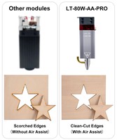 Module laser à diode de gravure optique LASER TREE 10W Modèle LT-80W-AA-PRO avec assistance aérienne et couvercle de protection des yeux