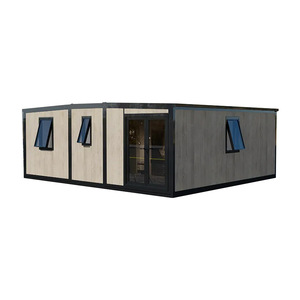 Maison Modulaire Préfabriquée Moderne en Panneaux Sandwich, Conteneur de Luxe 40 pieds, 3 Chambres, Réduit la <span class=keywords><strong>Facture</strong></span> d'Électricité pour Villa - Product Image 1