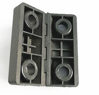 Armoire de cuisine industrielle petite charnière de meuble de cuisine porte ou fenêtres 48*48 trous Distance 30mm charnière en plastique nylon