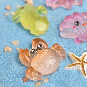 Cabujón de resina de la serie Cute Ocean Shining para la creación de joyas DIY, horquillas y decoración de fundas de teléfono - Product Image 6