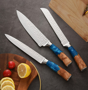 Juego de <span class=keywords><strong>cuchillos</strong></span> de cocina de acero inoxidable, juego de <span class=keywords><strong>cuchillos</strong></span> de chef <span class=keywords><strong>con</strong></span> mango de resina azul <span class=keywords><strong>con</strong></span> imán y soporte para <span class=keywords><strong>cuchillos</strong></span>, gran oferta, 6 uds. - Product Image 4