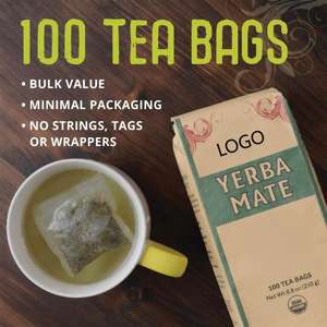 Té de belleza vegano sin cafeína OEM/ODM suplemento de pérdida de peso de piel brillante té de yerba <span class=keywords><strong>mate</strong></span> para adultos - Product Image 3