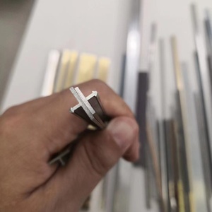 Tira embellecedora de azulejos, espejo recubierto de titanio, de acero inoxidable, oro rosa, 201, 304 T, forma tradicional, <span class=keywords><strong>Longford</strong></span> - Product Image 2