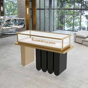 Maßge schneiderte High-End-Vitrinen aus Edelstahl glas LED-Lichtschmuck-Displays ysteme Elektronische Sicherheits fabrik Vitrinen - Product Image 3