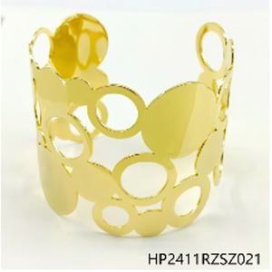 Set di gioielli da donna pronti per la festa da donna a forma di Xoxo con catena in acciaio inossidabile placcato oro zircone oro metallico catena di corrispondenza Set - Product Image 1