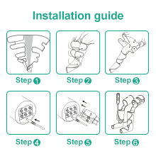 2025 électrique sans fil jambe Compression masseur Air pied jambe masseur <span class=keywords><strong>pieds</strong></span> jambes dispositif de Massage - Product Image 6