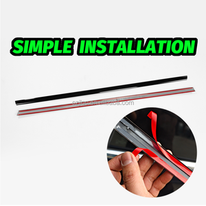 Bán buôn tùy chỉnh xe phụ kiện cửa màu đen Chrome cửa sổ trang trí đúc TRIM Strip cho Mazda CX-5 <span class=keywords><strong>KF</strong></span> 2017-2025 - Product Image 4