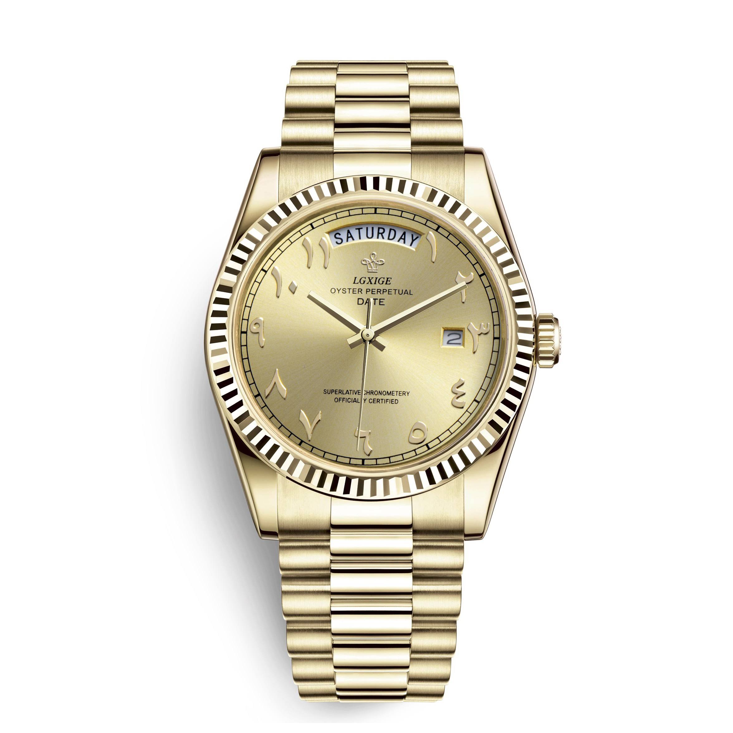 LG Wrist Watch Stainless Steel Luxury Design